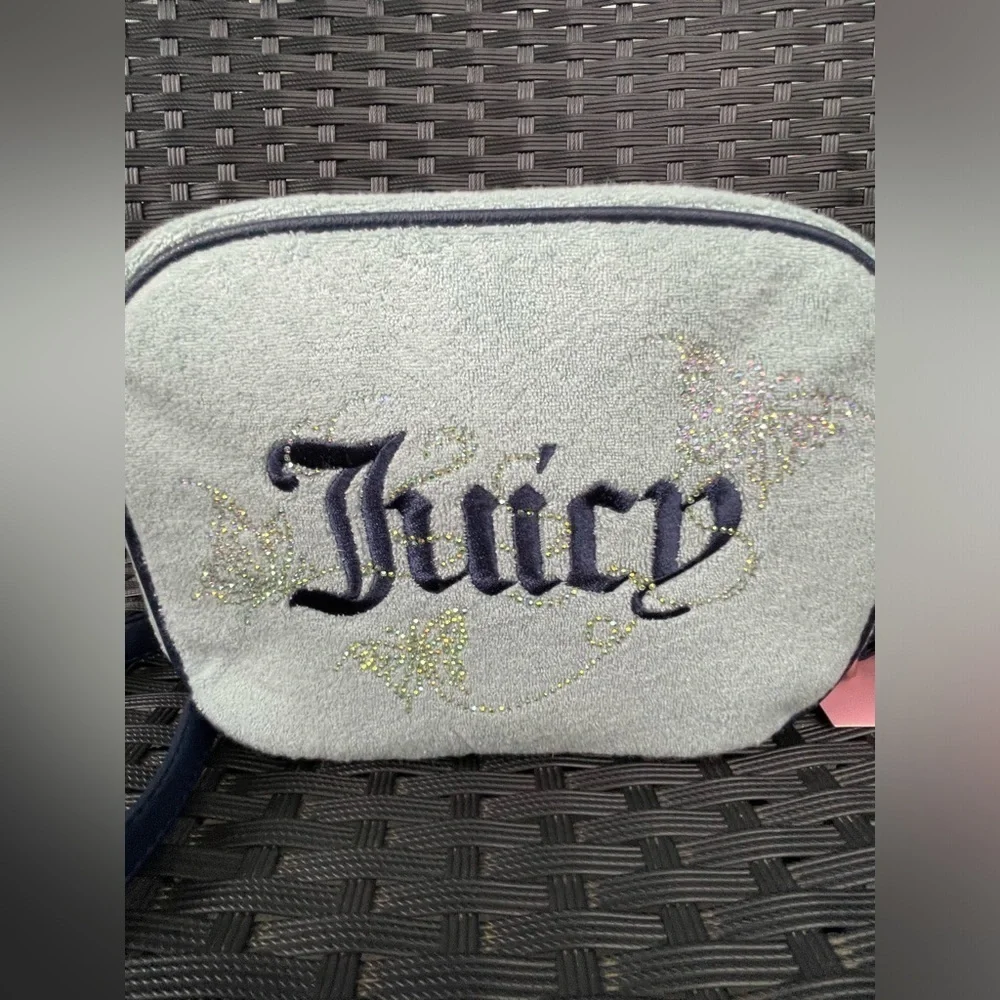 Juicy Couture Green Crossbody Bag with butterfly Design, Juicy couture crossbody